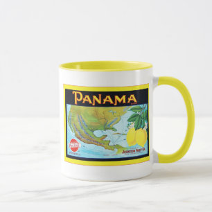 Caneca Etiqueta da caixa da fruta do vintage do ~ da