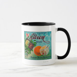 Caneca Etiqueta de Taxa de Citros de Marca Albion
