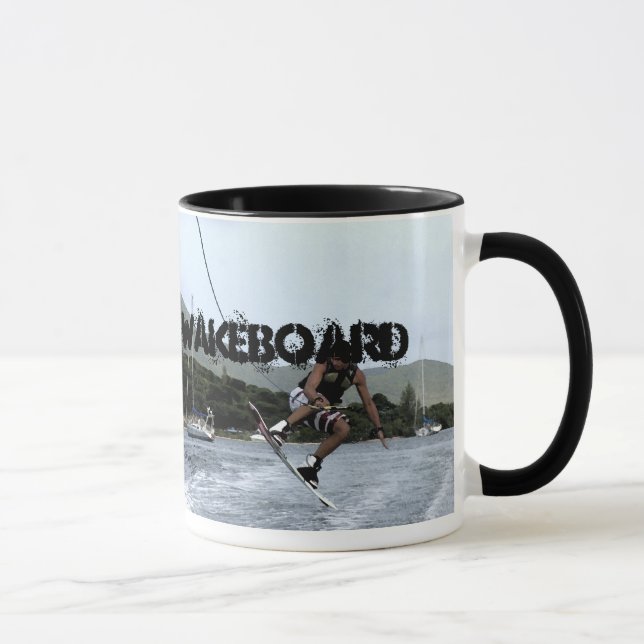 CANECA EU ACORDO A WAKEBOARD (Direita)