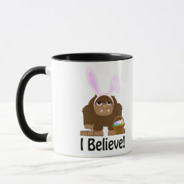Caneca Eu Acredito! Easter Bigfoot