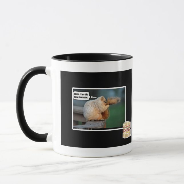 Caneca Eu adoro esse novo xampu (Esquerda)