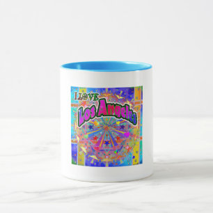 Caneca Eu adoro Los Angeles Cosmic Unity Mug