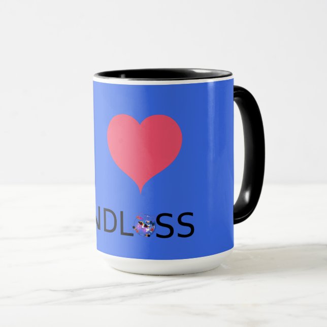 Caneca Eu adoro perda de terra (Frente Esquerda)