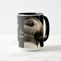 Eu Adoro Puffins Bird Willife Birthday Coffee Mug