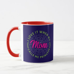 Caneca Eu Adoro Quando Minha Mãe Me Chama de Princesa-951