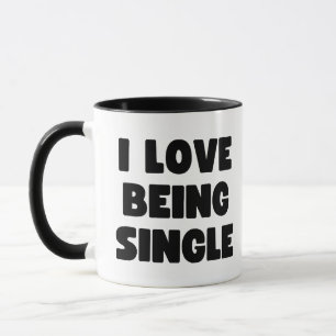 Caneca Eu adoro ser solteiro