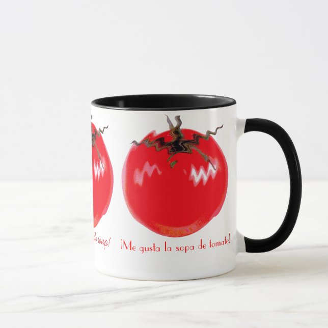 Caneca Eu adoro sopa de tomate! (Direita)