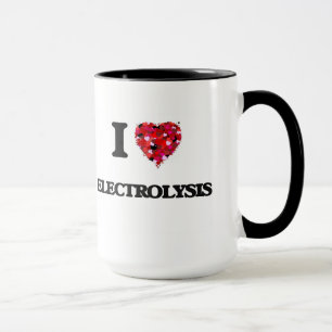 Caneca Eu amo a ELECTRÓLISE