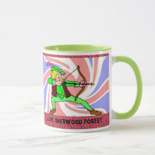 Caneca Eu amo a floresta de Sherwood
