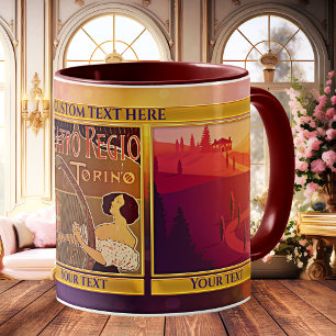 Caneca Eu amo a Itália Personalized Photo Mug