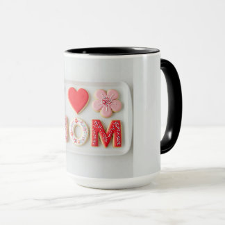 Caneca eu amo a mãe Dia de as mães