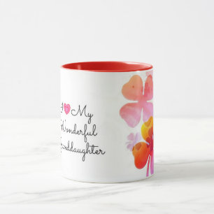 Caneca Eu Amo A Minha Nó Maravilhosa, design pastel