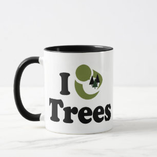 Caneca Eu Amo Árvores