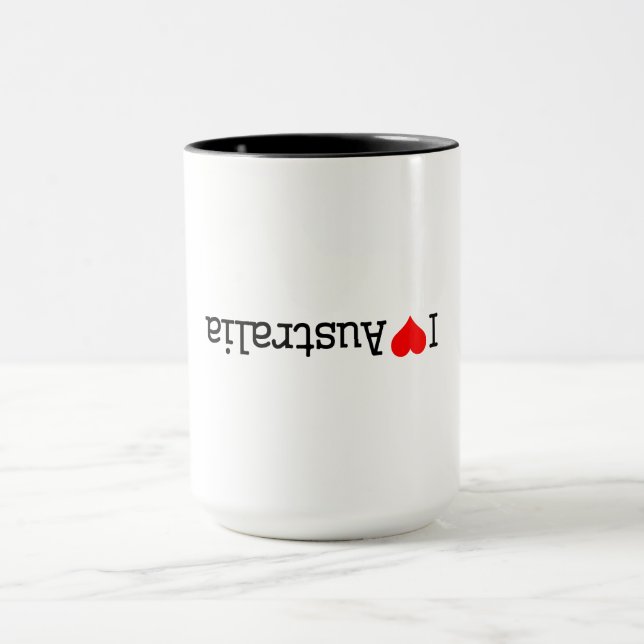Caneca Eu Amo Austrália (Centro)