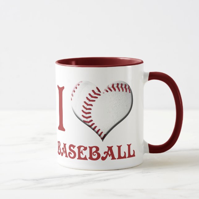 Caneca Eu Amo Baseball (Direita)