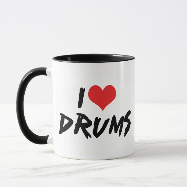 Caneca Eu Amo Bateria (Esquerda)