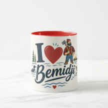 Eu Amo Bemidji Minnesota Fofo Paul Bunyan