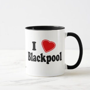 Caneca Eu amo Blackpool