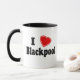 Caneca Eu amo Blackpool (Com Donut)