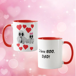 Caneca Eu amo BOO Papai (da Filha)