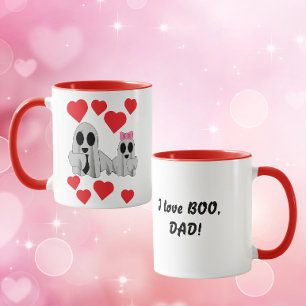 Caneca Eu amo BOO Papai (da Filha)