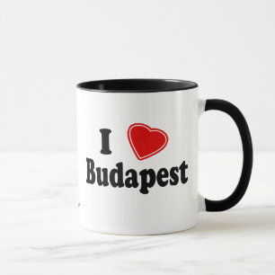 Caneca Eu amo Budapest