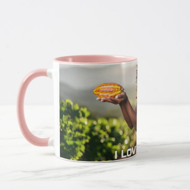 CANECA EU AMO CACAU (Esquerda)