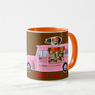 Caneca Eu Amo Caminhões (Caminhões de churrasco)