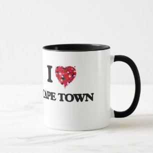 Caneca Eu amo Cape Town África do Sul