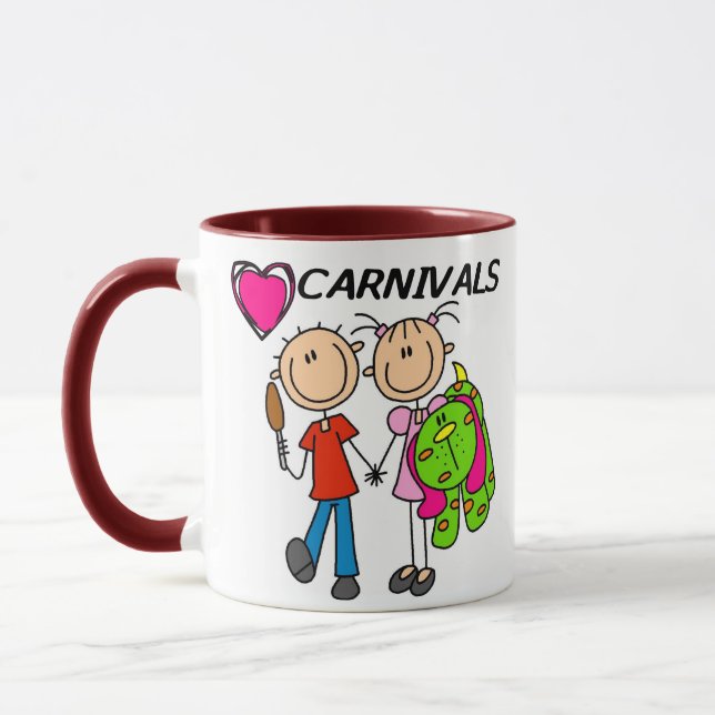 Caneca Eu Amo Carnavais (Esquerda)