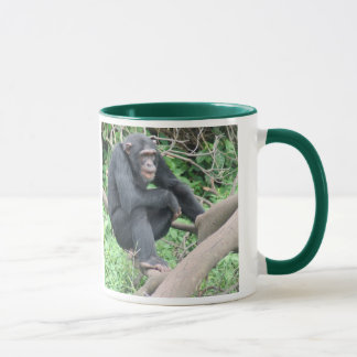 Caneca Eu amo chimpanzés