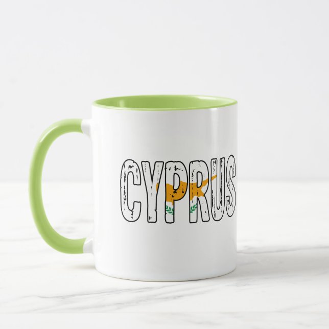 Caneca Eu amo Chipre (Esquerda)