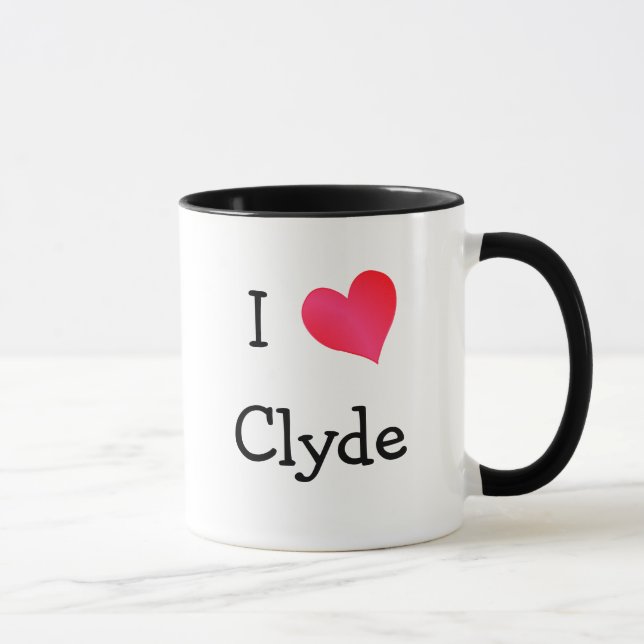 Caneca Eu Amo Clyde (Direita)
