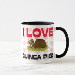 Caneca Eu amo cobaias