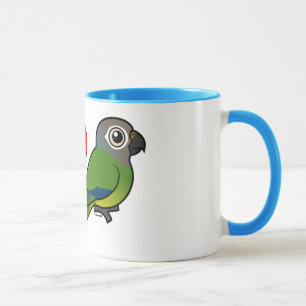 Caneca Eu amo Conures Obscuro-dirigido