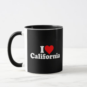 CANECA EU AMO CORAÇÃO CALIFÓRNIA CALI ESTADO