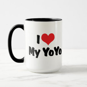 Caneca Eu Amo Coração Meu YoYo
