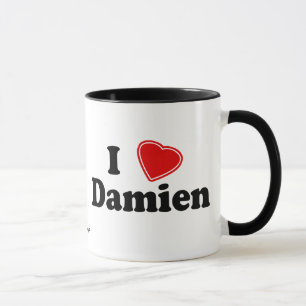 Caneca Eu amo Damien