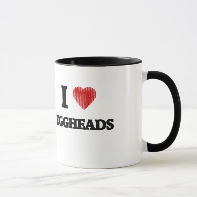 Caneca Eu amo EGGHEADS (Direita)