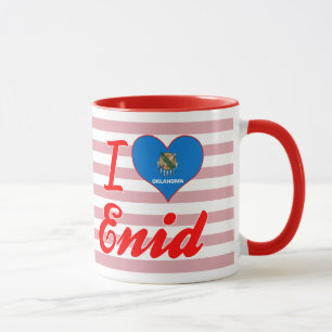 Caneca Eu amo Enid, Oklahoma