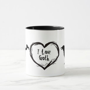 Caneca Eu Amo Goth