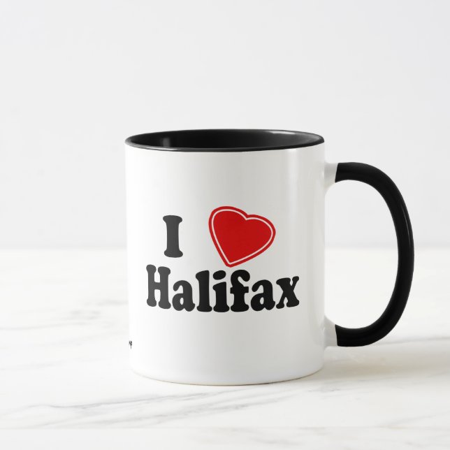 Caneca Eu amo Halifax (Direita)