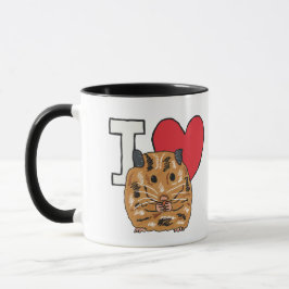 Caneca Eu Amo Hamsters