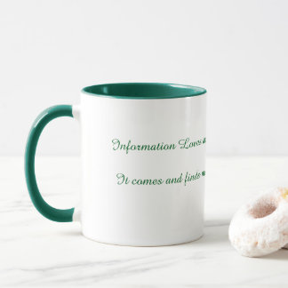 Caneca Eu amo informação