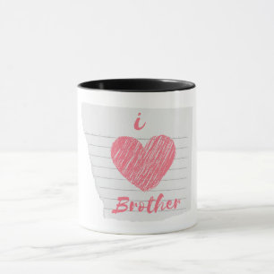 Caneca eu amo irmão