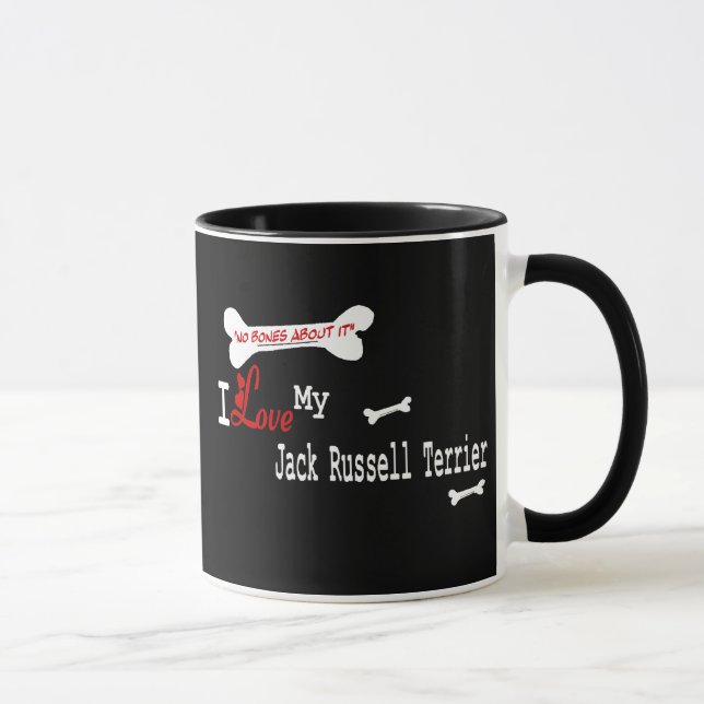Caneca (Eu Amo) Jack Russell Terrier (Direita)