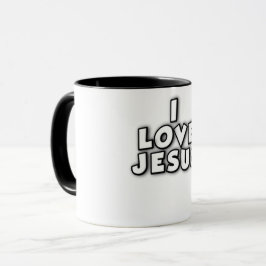Caneca Eu Amo Jesus
