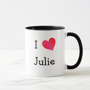 Caneca Eu Amo Julie