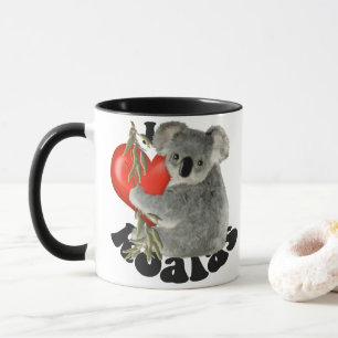 Caneca Eu amo Koalas