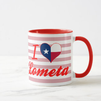 Caneca Eu amo Lometa, Texas